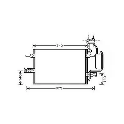 Jusqu’à Épuisement Des Stocks Condenseur de Climatisation pour OPEL MERIVA A ph.1 2003-2006, OEM: 13128931, Neuf