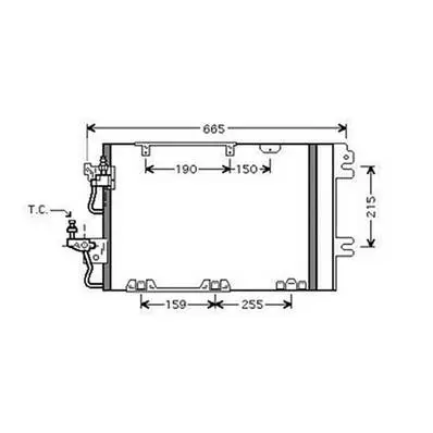 Offre Spéciale Condenseur de Climatisation pour OPEL ZAFIRA B ph.1 2005-2008, OEM: 93178960, Neuf