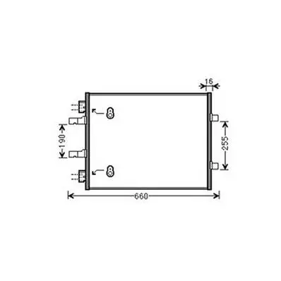 Condenseur de Climatisation pour OPEL VIVARO I ph.2 2006-2014, OEM: 4419021, Neuf Top Vente