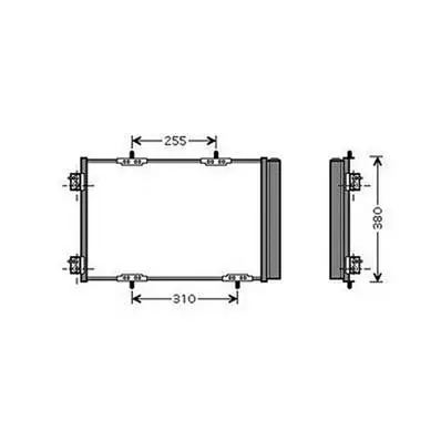 Commander Vite Condenseur de Climatisation pour PEUGEOT 1007 2005-2010, OEM: 6455HG, Neuf