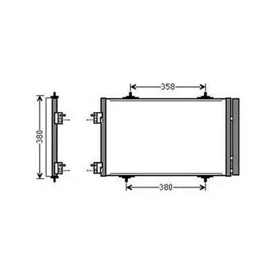 Condenseur de Climatisation pour PEUGEOT 508 I ph.1 2011-2014, OEM: 6455JA, Neuf Affaire À Saisir