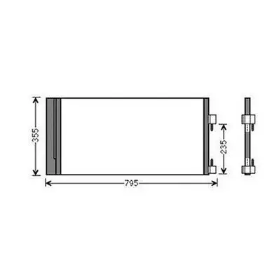 Condenseur de Climatisation pour RENAULT LAGUNA III 2007-2010, OEM: 921100002R, Neuf Livraison Gratuite