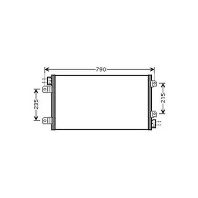 Nouvel Arrivage Condenseur de Climatisation pour RENAULT MASTER II ph.2 2003-2010, OEM: 2765000QAN, Neuf