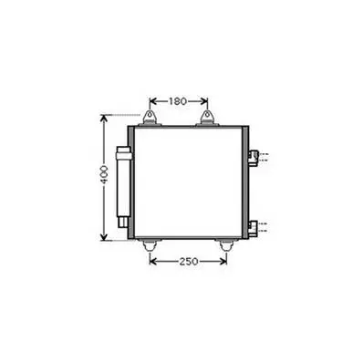Offre Limitée Condenseur de Climatisation pour TOYOTA AYGO I ph.1 2005-2008, OEM: 6455EE, Neuf