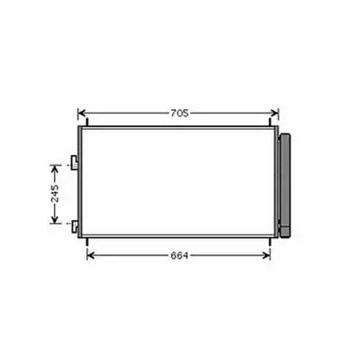 Condenseur de Climatisation pour TOYOTA RAV4 2006-2009, OEM: 8846042100, Neuf Affaire À Saisir