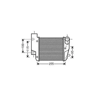 Intercooler pour AUDI A6 III ph.1 2004-2008, OEM: 4F0145806AA, Neuf Nouvel Arrivage