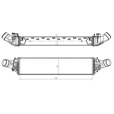 Intercooler pour AUDI A6 IV ph.2 2014-2016, OEM: 4G0145805L, Neuf Seulement Aujourd’hui