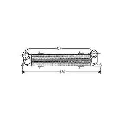 Intercooler pour BMW Serie 3 E90-E91 2005-2008, OEM: 17517524916, Neuf Vente Flash