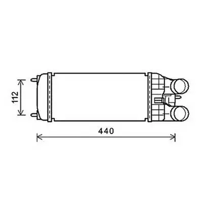 Intercooler pour CITROËN DS3 2010-2016, OEM: 0384N7, Neuf Paiement Sécurisé