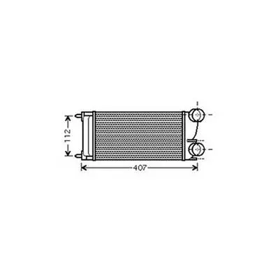 Intercooler pour CITROËN C4 I ph.2 2008-2010, OEM: 0384L4, Neuf Authentique
