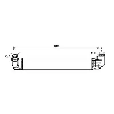 Certifié Intercooler pour DACIASTER I ph.1 2010-2013, OEM: 8200880552, Neuf