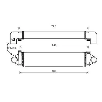Intercooler pour FORD S-MAX I ph.1 2006-2010, OEM: 1749983, Neuf Commande En Gros