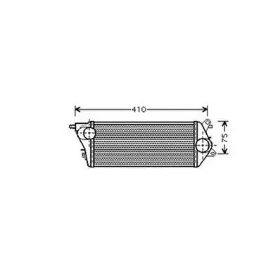 Nouveauté Intercooler pour MINI ONE/COOPER R50/R53 2004-2006, OEM: 17517788755, Neuf