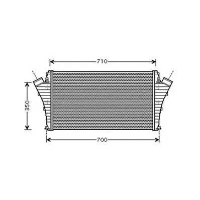 Intercooler pour OPEL VECTRA C 2002-2005, OEM: 6302040, Neuf Populaire