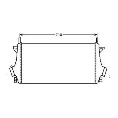 Intercooler pour OPEL INSIGNIA I ph.1 2009-2013, OEM: 1302647, Neuf Commander Vite