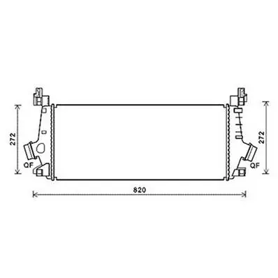 Expédition Rapide Intercooler pour OPEL INSIGNIA I ph.1 2009-2013, OEM: 13330387, Neuf