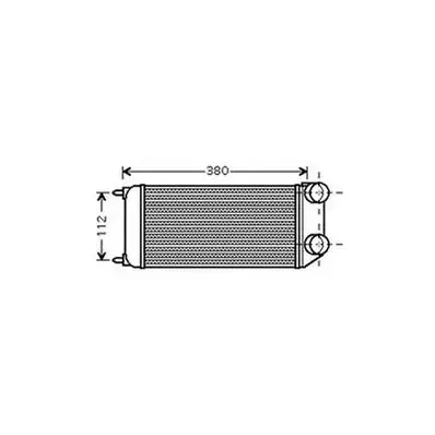 Intercooler pour PEUGEOT 106 ph.2 1998-2005, OEM: 0384H1, Neuf Super Prix