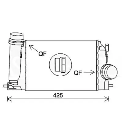 Haute Qualité Intercooler pour RENAULT TALISMAN depuis 2015, OEM: 144614EA0A, Neuf