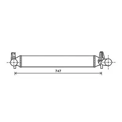 Nouveauté Intercooler pour SEAT IBIZA IV ph.1 2008-2012, OEM: 6R0145805C, Neuf