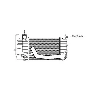 Intercooler pour TOYOTA YARIS II ph.1 2005-2009, OEM: 179000N010, Neuf Paiement Sécurisé