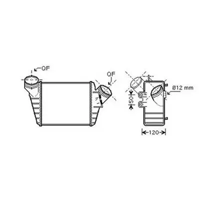 Must-Have Intercooler pour VOLKSWAGEN NEW BEETLE ph.1 1998-2005, OEM: 1C0145803G, Neuf