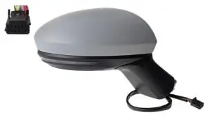 Rétroviseur droit électrique pour RENAULT CLIO V phase 1 2019-2023, feu clignotant, dégivrant, rabattable électriquement, sonde, Neuf à peindre Authentique