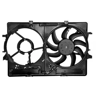 Groupe moto Ventilateur Radiateur pour AUDI A4 IV ph.2 2012-2015, OEM: 8K0121207B, Neuf Solde