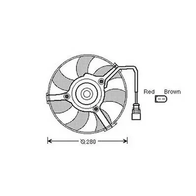 Ventilateur Radiateur moteur pour AUDI A6 II ph.2 2001-2004, OEM: 4D0959455C, Neuf Satisfait Ou Remboursé