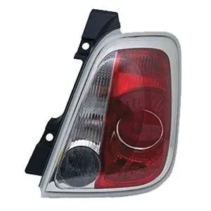 Feu arrière droit pour ABARTH 500, 595-695, 2008-2015, (cabriolet), contour chromé, Neuf Livraison Gratuite