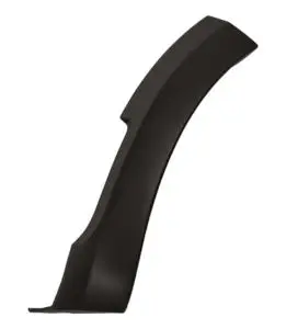 Prix Cassé Embout – Tour d&rsquo;aile avant gauche pour DACIA SANDERO STEPWAY II phase 1, 2012-2016, partie avant, noir, Neuf