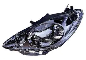 Phare Optique avant gauche pour PEUGEOT 1007, 2005-2010, fond noir, H4, Neuf Remise