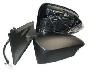 Quantité Limitée Rétroviseur gauche pour TOYOTA YARIS III phase 3, 2017-2020, dégivrant, rabattable électriquement, feu clignotant, Neuf à peindre