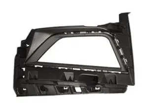 Petit Prix Grille calandre droite pour VOLKSWAGEN POLO VI phase 1 2017-2021, noire, trou antibrouillard, pare chocs avant, Neuve