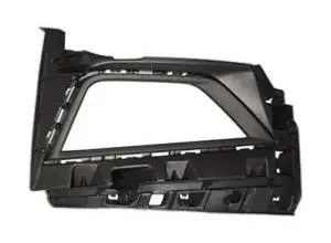Seulement Aujourd’hui Grille calandre gauche pour VOLKSWAGEN POLO VI phase 1 2017-2021, noire, trou antibrouillard, pare chocs avant, Neuve