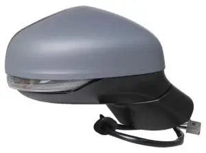 Vente Flash Rétroviseur droit pour FORD FIESTA VII ph.1 2017-2021, électrique, rabattable électriquement, dégivrant, BLIS, feu de courtoisie, Neuf à peindre