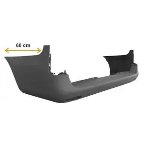 Pare chocs arrière pour MERCEDES VITO III (W447) 2014-2019, châssis long, Neuf à peindre Prix Cassé