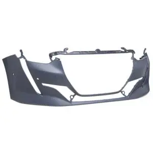 Usine Directe Pare chocs avant pour PEUGEOT 208 II phase 1 2019-2023, 4 trous radar, Neuf à peindre