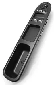 Bloc de commande de lève vitre et miroir électrique sur porte avant gauche pour PEUGEOT 207, 2006-2009, 2 boutons, noir, Neuf Expédié Aujourd’hui