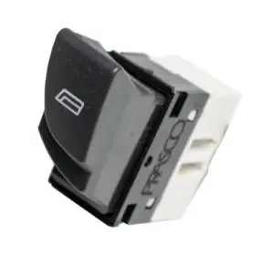 Offre Exclusive Interrupteur/Bouton de lève vitre électrique sur porte avant gauche pour FIAT DUCATO II phase 2, 2002-2004, 1 bouton, noir, Neuf