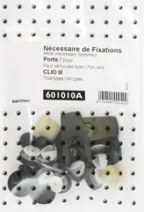 Kit de fixation assemblage Porte pour RENAULT CLIO III2005 à 2014 (Tous modèles), Neuf Satisfait Ou Remboursé