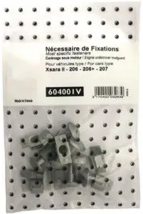 Retour Gratuit Kit de fixation assemblage Cache sous moteur pour PEUGEOT 207, 2006-2015 (tous modèles), Neuf