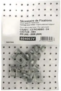 Commander Vite Kit de fixation assemblage Cache sous moteur pour CITROËN C3 II (A51), 2009-2017 (tous modèles), Neuf