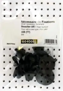 Commander Maintenant Kit de fixation assemblage Pare chocs arrière pour PEUGEOT 308 I (T7) 2007-2014 (modèle SW), Neuf