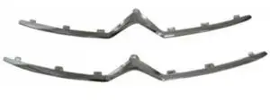 Enjoliveurs grille de calandre pour CITROËN C4 II phase 2, 2015-2018, moulures chromées (2 pièces) Meilleur Choix