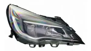 Phare Optique avant droit pour OPEL ASTRA K 2016-2019, H1+H7, à LED, Neuf Retour Gratuit