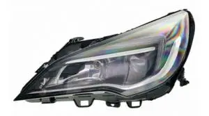 Phare Optique avant gauche pour OPEL ASTRA K 2016-2019, H1+H7, à LED, Neuf Soldes