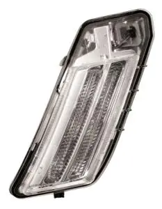 Authentique Feu diurne avant gauche pour VOLVO XC60 I phase 1, 2008-2013, pare chocs avant, à LED, blanc, Neuf