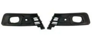 Prix Cassé Kit Grilles de calandre droit et gauche pour RENAULT CAPTUR 2017-2019, trous Antibrouillard et PDC, Noires et Noires Brillantes, Neuves