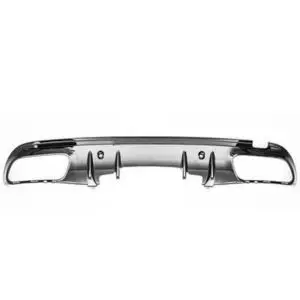 Meilleur Choix Spoiler pare-chocs arrière pour MERCEDES CLASSE C phase 2, 2018-2021 (W205), trou cache crochet, noir brillant, Mod. 4 portes AMG, Neuf