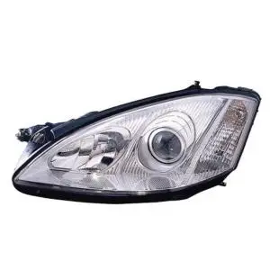 Livraison Gratuite Phare optique manuel avant gauche pour MERCEDES CLASSE S, 2005-2009 (W221), H7+H9, Neuf
